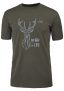 Hart Herren-T-Shirt Branded Hirsch