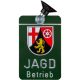 Dr. Gmünder Autoschild Jagdbetrieb