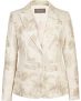 White Label Blazer mit floralem Allover-Stick