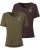 Parforce Damen T-Shirts 2er-Pack Hirsch