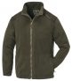 Pinewood Retriever Fleecejacke Dunkeloliv/Wildlederbraun