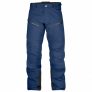 Fjällräven – Bergtagen Eco-Shell Trousers – Regenhose Gr 48 – Long – Fixed Length blau