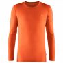 Fjällräven – Bergtagen Thinwool L/S – Merinounterwäsche Gr S orange/rot