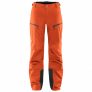 Fjällräven – Women’s Bergtagen Eco-Shell Trousers – Regenhose Gr 36 – Fixed Length rot/orange