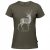 Fjällräven – Women’s Deer Print T-Shirt Gr XXS oliv/schwarz