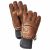 Hestra – Leather Fall Line 5 Finger – Handschuhe Gr 7 braun/schwarz